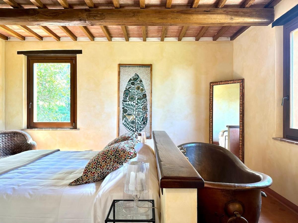 Tartagli Luxury Villa With Pool - A Fontanaro Property Paciano Exterior foto